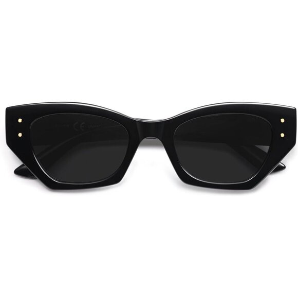 Retro Cat Eye Sunglasses Polarized UV400 Women Edgy Stylish Shades main image 4